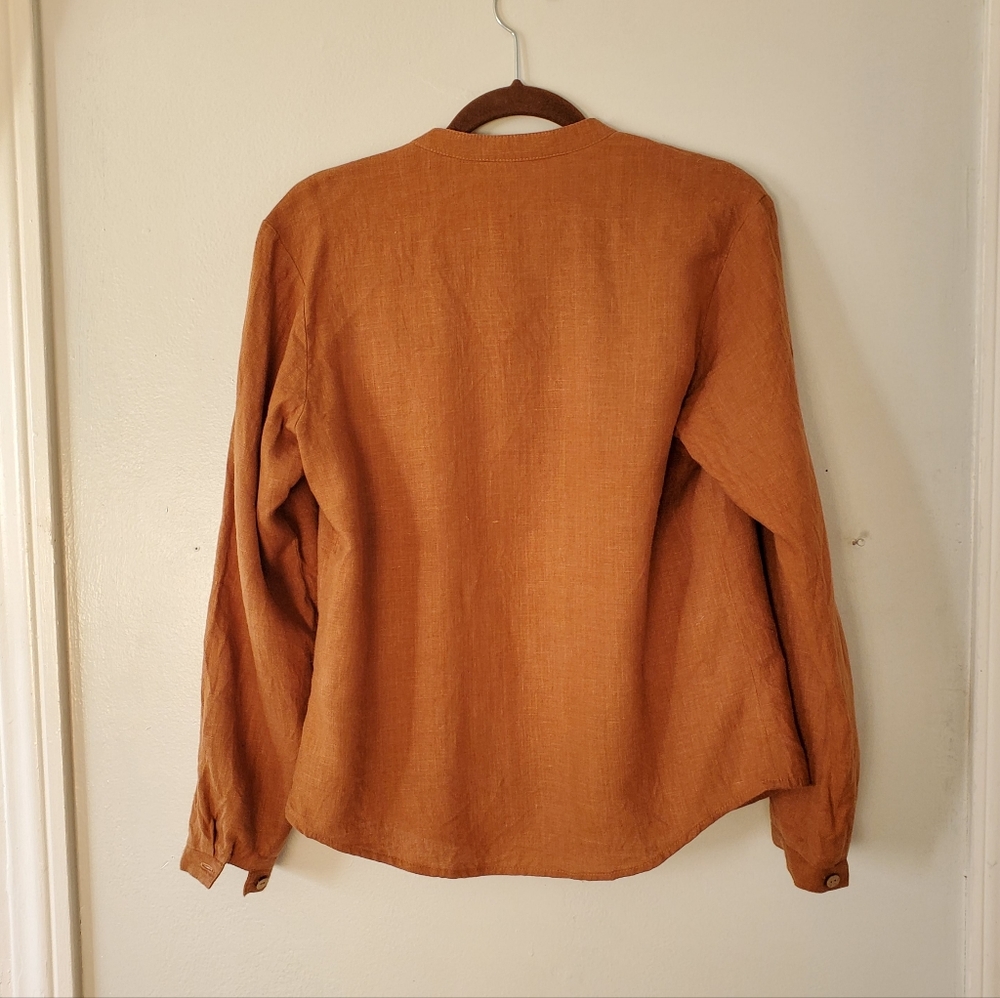 handmade linen womens tsiomik kids blouse - Picture 2 of 16